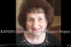 KAVOD’s Holocaust Survivor Legacy Photography Project
